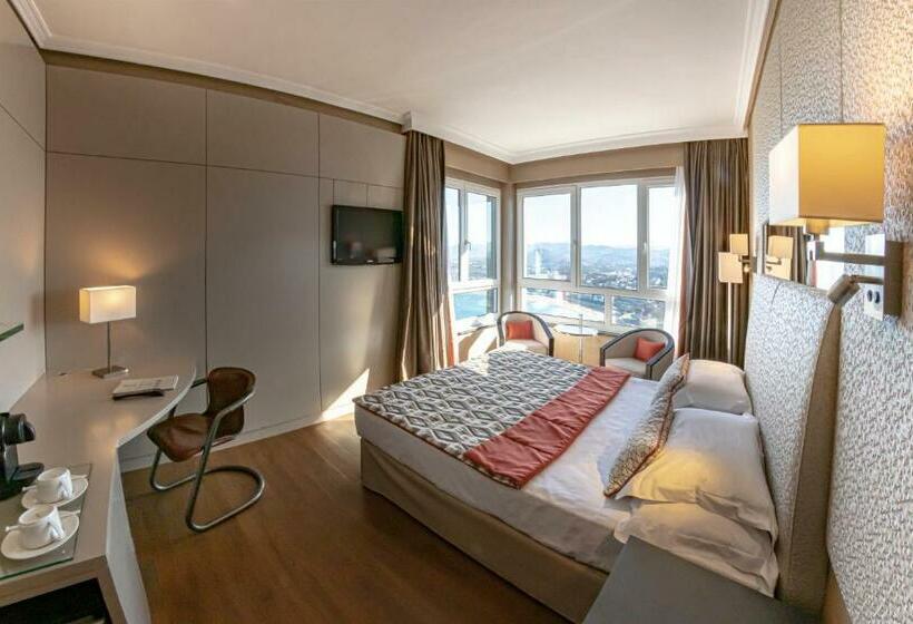 חדר סטנדרט נוף לים עם מרפסת, Mercure Monte Igueldo