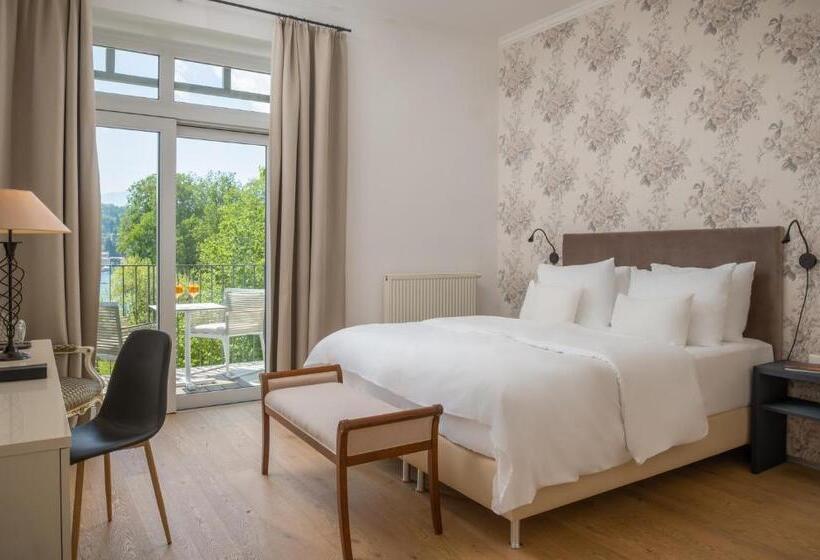 اتاق استاندارد با چشم‌انداز باغ, Seehotel Europa