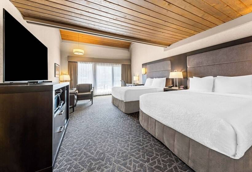 ２ダブルベッドのスタンダードルーム, Best Western Plus Banff International Lodge