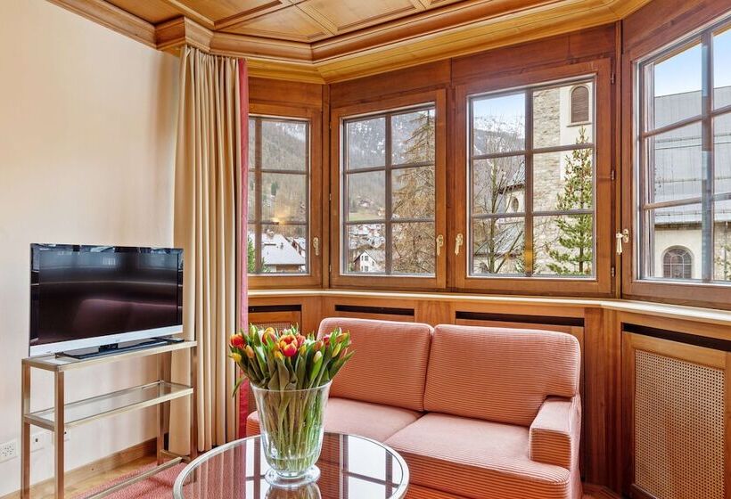 Suíte com Vistas, Grand Hotel Zermatterhof