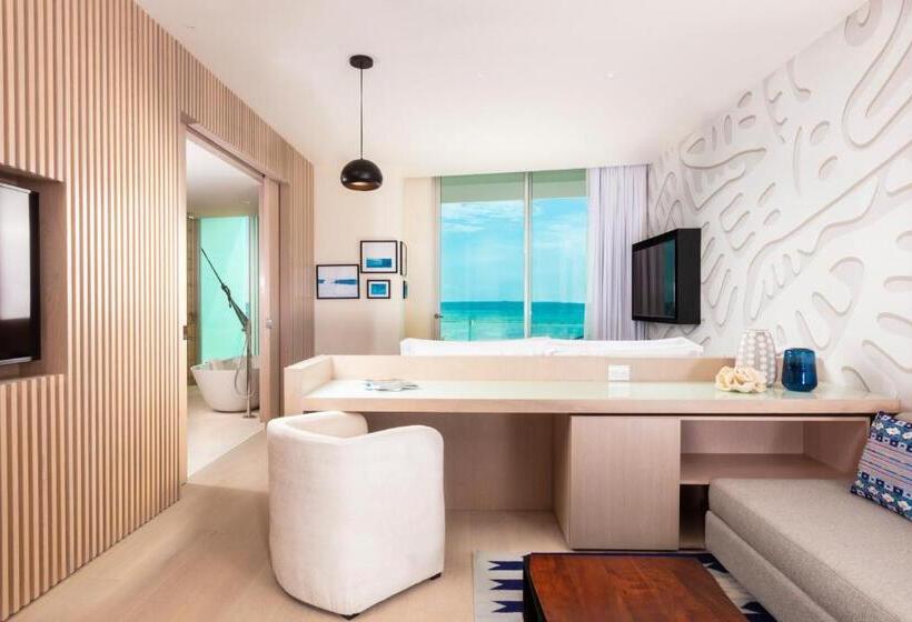 اتاق دلوکس با تخت کینگ و چشم‌انداز, Sls Cancun