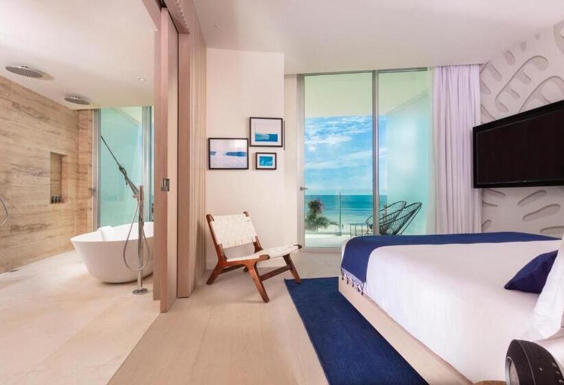 اتاق دلوکس با تخت کینگ و چشم‌انداز, Sls Cancun