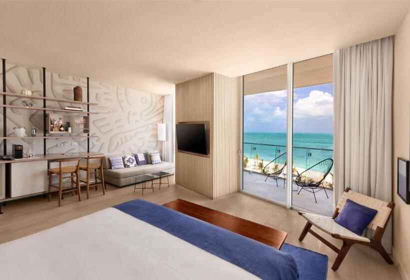 اتاق دلوکس با تخت کینگ و چشم‌انداز, Sls Cancun