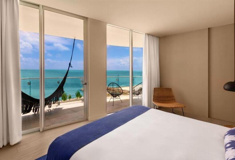 سوئیت پریمیوم با چشم‌انداز دریا, Sls Cancun