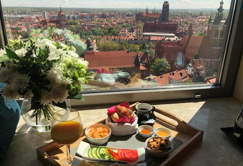 اتاق استاندارد با چشم‌انداز شهر, Mercure Gdańsk Stare Miasto
