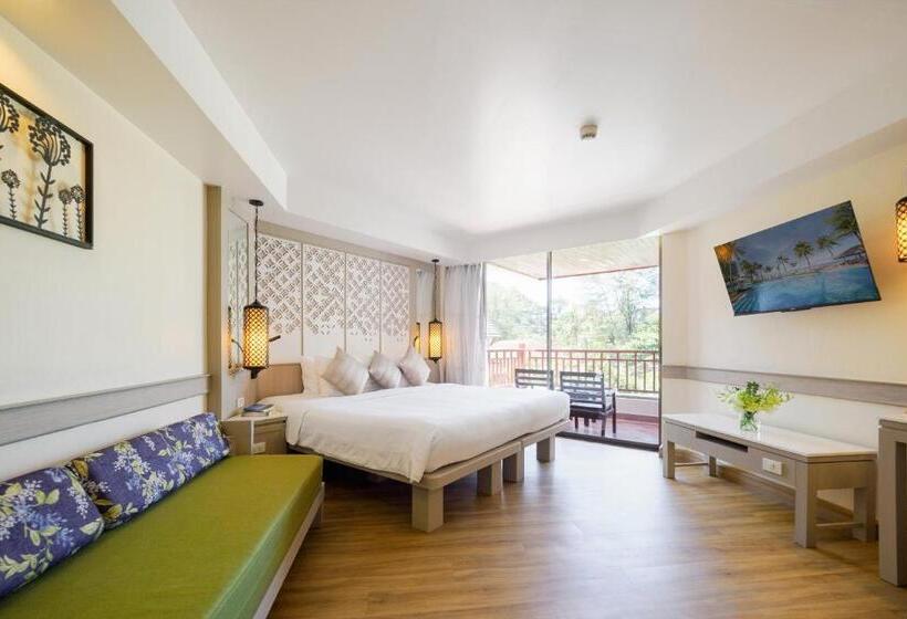 غرفة ديلوكس مطلّة علي الحديقة, Katathani Phuket Beach Resort   Sha Extra Plus