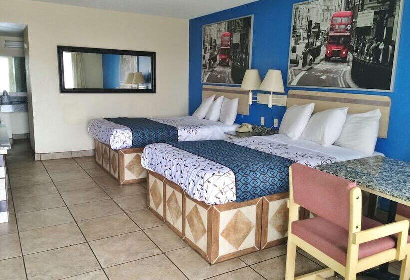 ２ダブルベッドのスタンダードルーム, Americas Best Value Inn Beaumont