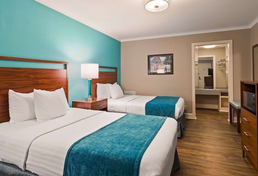 스탠다드 룸 더블 침대 2개, Best Western Route 66 Rail Haven
