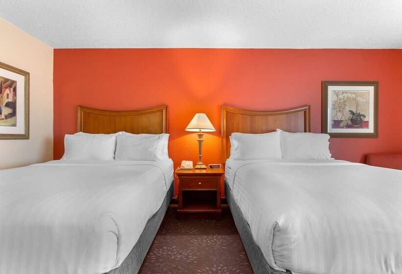 ２ダブルベッドのスタンダードルーム, Holiday Inn Express Chicago Downers Grove, An Ihg