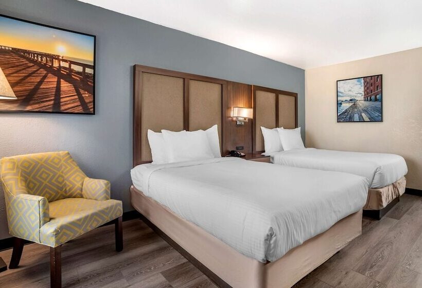 Номер Стандарт 2 Двуспальные Кровати, Best Western Salisbury Plaza