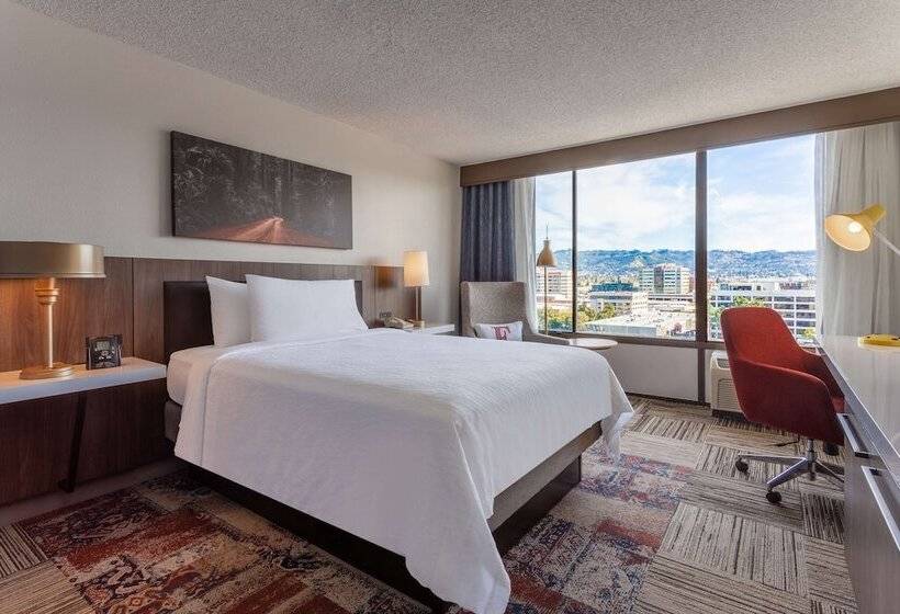 景色の見えるダブルベッドスタンダードルーム, Hilton Garden Inn San Francisco/oakland Bay Bridge