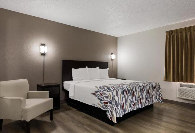 디럭스 룸 킹사이즈 침대, Red Roof Inn Hartford  New Britain