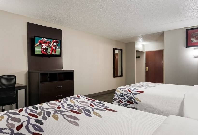 스탠다드 룸 더블 침대 2개, Red Roof Inn Hartford  New Britain