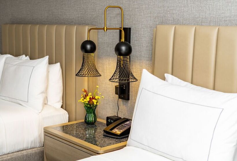 اتاق استاندارد با 2 تخت دوبل, Doubletree By Hilton San Francisco South Airport Blvd