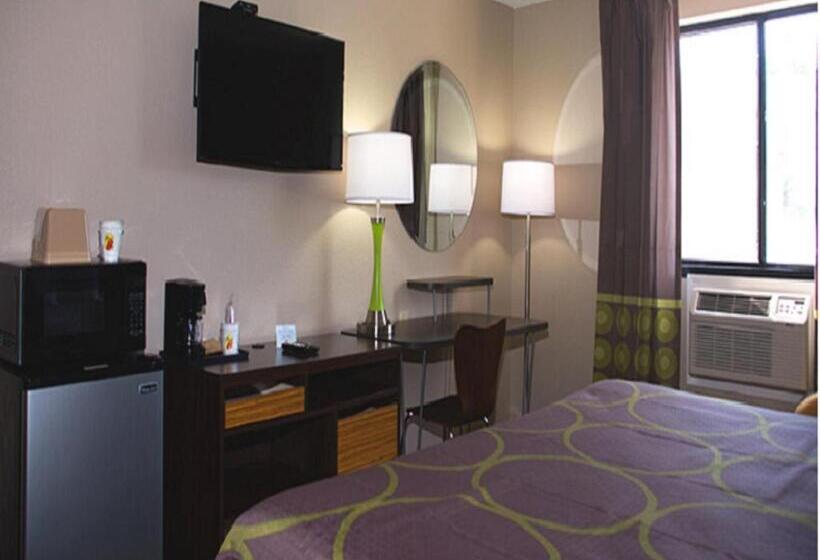 חדר סטנדרט עם מיטת קינג, Super 8 By Wyndham Columbus Airport