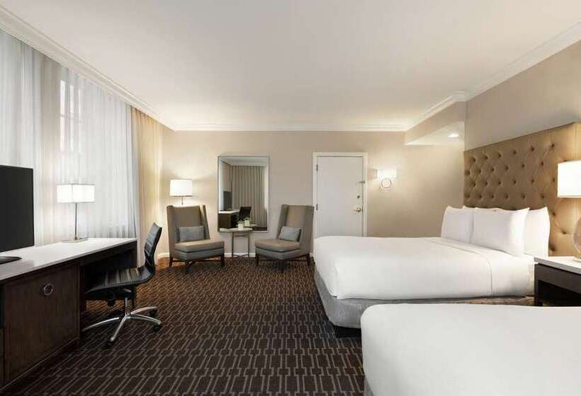 带2个双人床的标准工作室, Hilton Parsippany