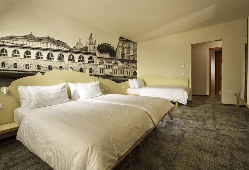 اتاق استاندارد سه نفره, City Hotel Ljubljana