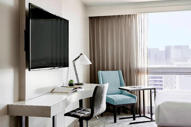 带大床的标准间, Los Angeles Airport Marriott