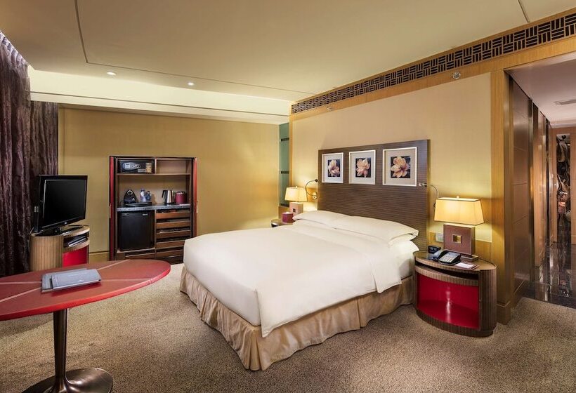 이그제큐티브 룸 킹사이즈 침대, Hilton Beijing