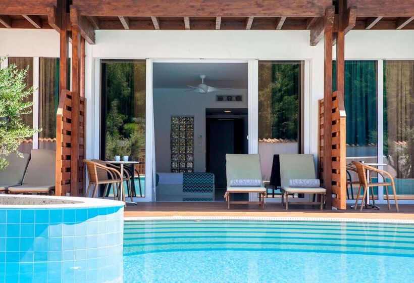 اتاق استاندارد با چشم‌انداز استخر, Esperos Village Blue & Spa  Adults Only
