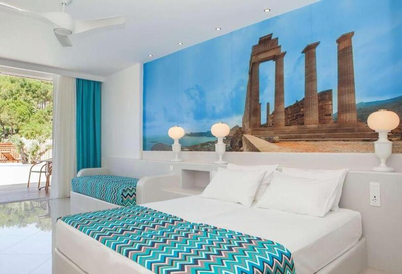 اتاق استاندارد با چشم‌انداز استخر, Esperos Village Blue & Spa  Adults Only