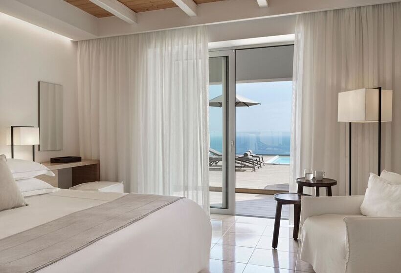 اتاق استاندارد با چشم‌انداز دریا, Esperos Village Blue & Spa  Adults Only