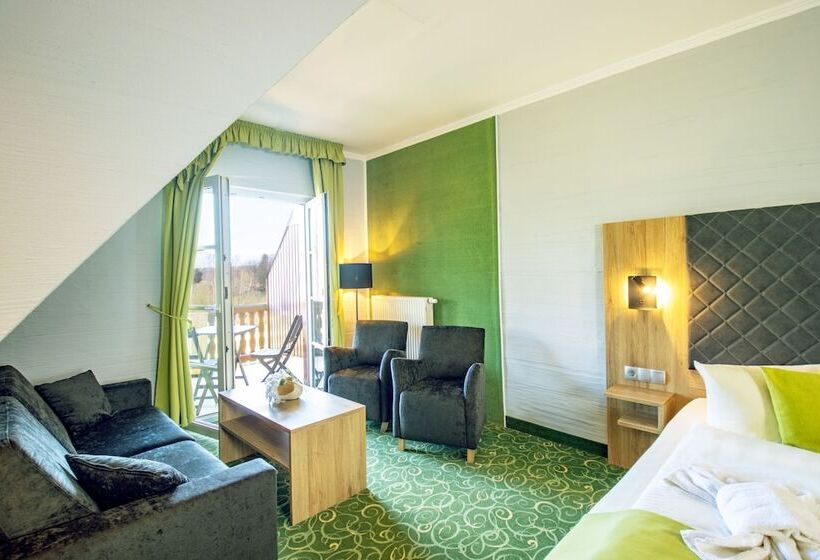 Номер Стандарт с Балконом, Panorama Berghotel Wettiner Höhe