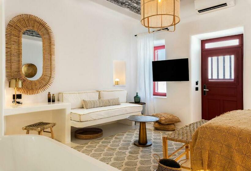 Вилла 1 Спальня Вид на Море, The Townhouse Mykonos