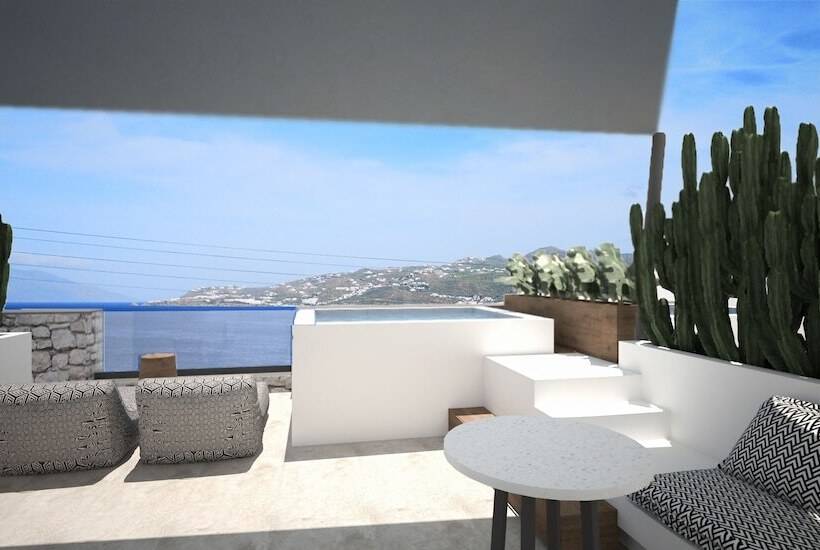Superior Kamer met Uitzicht op Zee, Apiro Mykonos