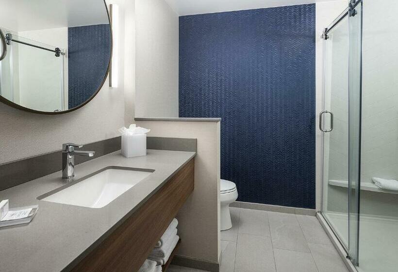 带大床的套房, Fairfield Inn & Suites By Marriott South Kingstown Newport Area