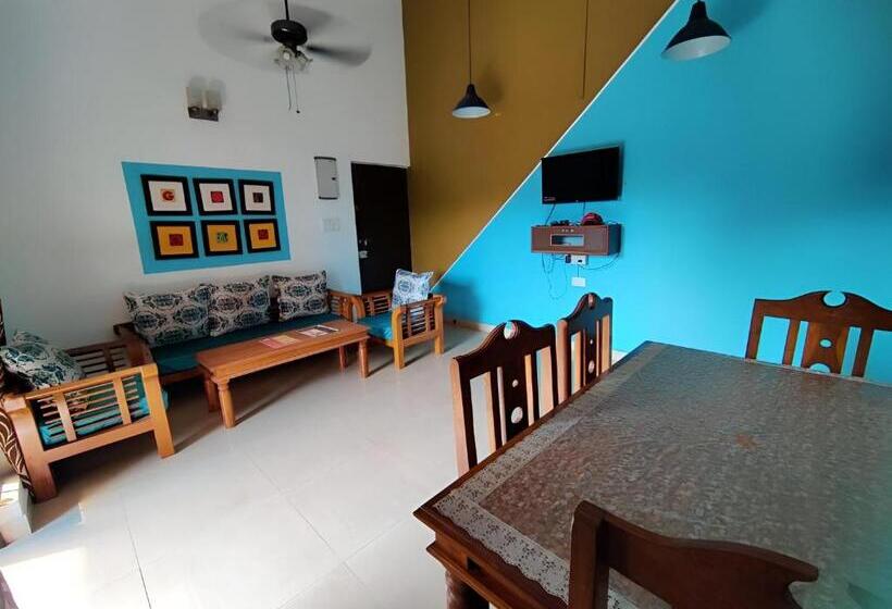 Apartamento 1 Dormitório Vista Piscina, Ronne S 2bhk Lagoon Apartment  Calangute