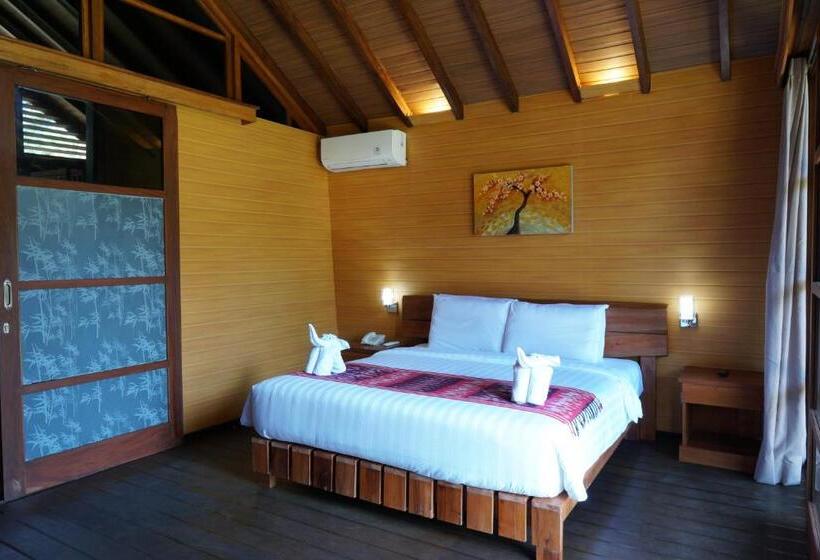 Бунгало с видом на бассейн, Wah Resort Gili Trawangan