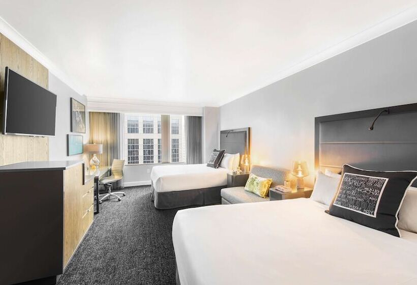 ２ダブルベッドのスタンダードルーム, Hilton Motif Seattle
