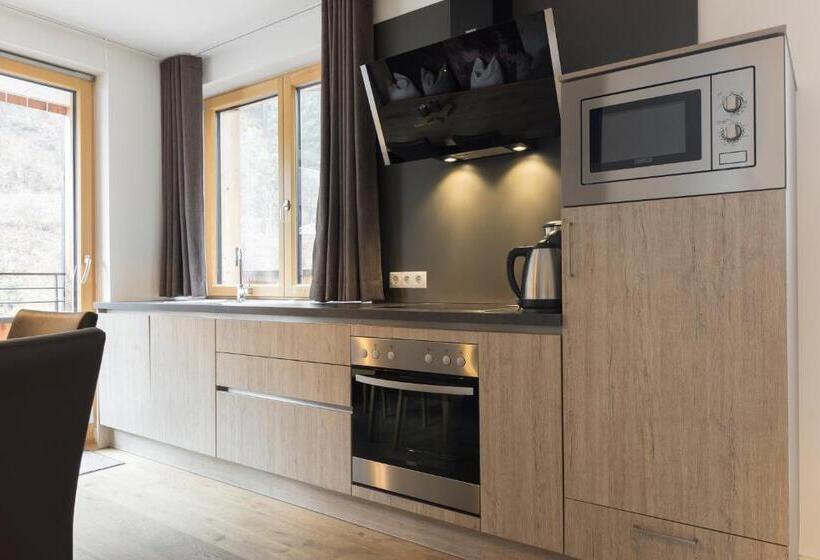 Апартаменты 1 Спальня с Террасой, Aparthotel Herzblick Gmbh