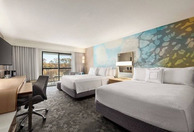 스탠다드 룸 더블 침대 2개, Courtyard By Marriott Roseville
