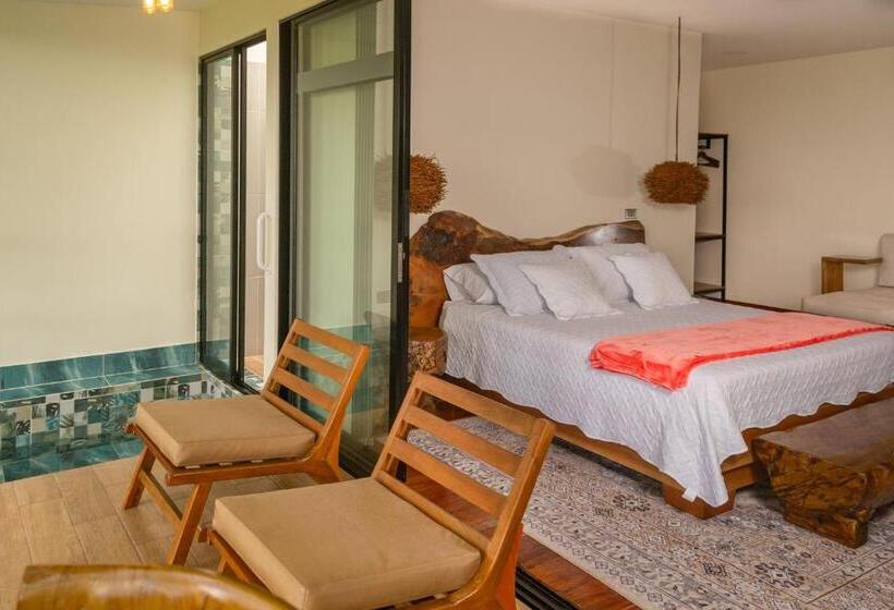 带按摩浴盆的套房, El Edén Country Hotel Y Club Residencial