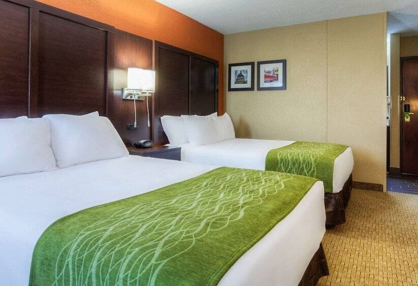 اتاق استاندارد با 2 تخت دوبل, Comfort Inn & Suites Evansville Airport