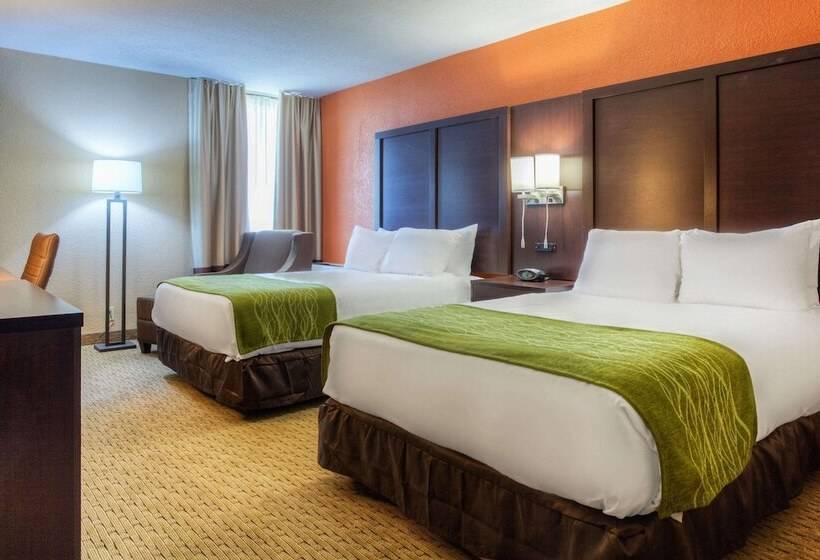 اتاق استاندارد با 2 تخت دوبل, Comfort Inn & Suites Evansville Airport
