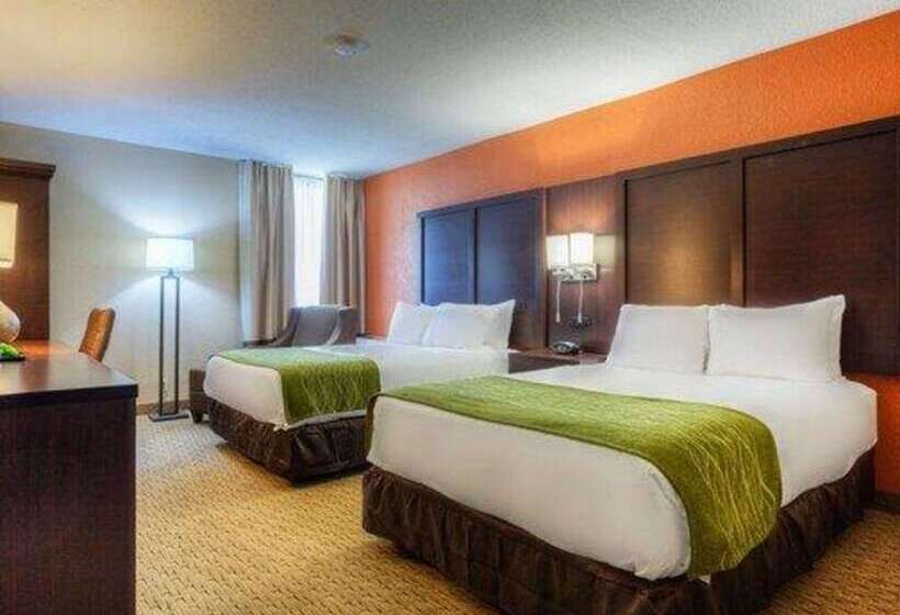 اتاق استاندارد با 2 تخت دوبل, Comfort Inn & Suites Evansville Airport