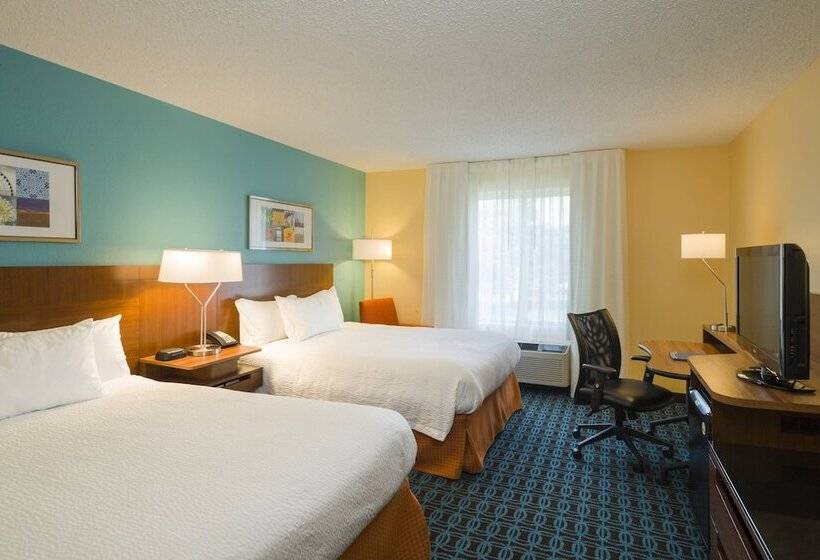 اتاق استاندارد با 2 تخت دوبل, Fairfield Inn & Suites By Marriott Allentown Bethlehem/lehigh Valley Airport