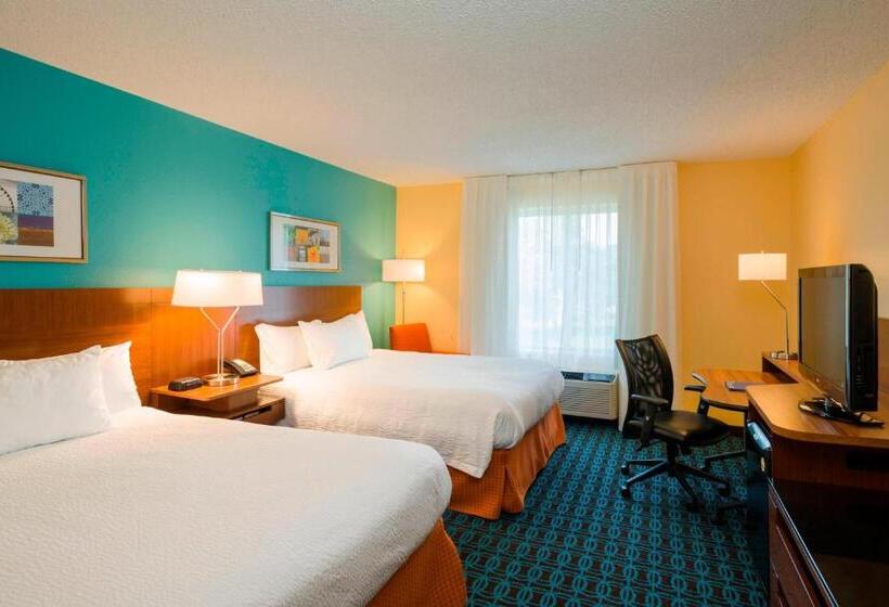 اتاق استاندارد با 2 تخت دوبل, Fairfield Inn & Suites By Marriott Allentown Bethlehem/lehigh Valley Airport