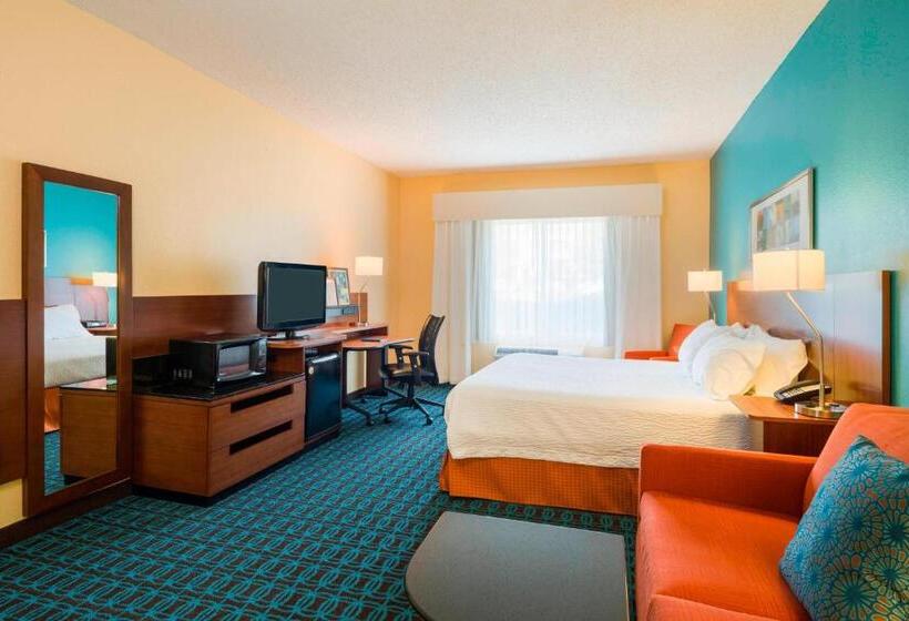 استودیو استاندارد با تخت کینگ, Fairfield Inn & Suites By Marriott Allentown Bethlehem/lehigh Valley Airport