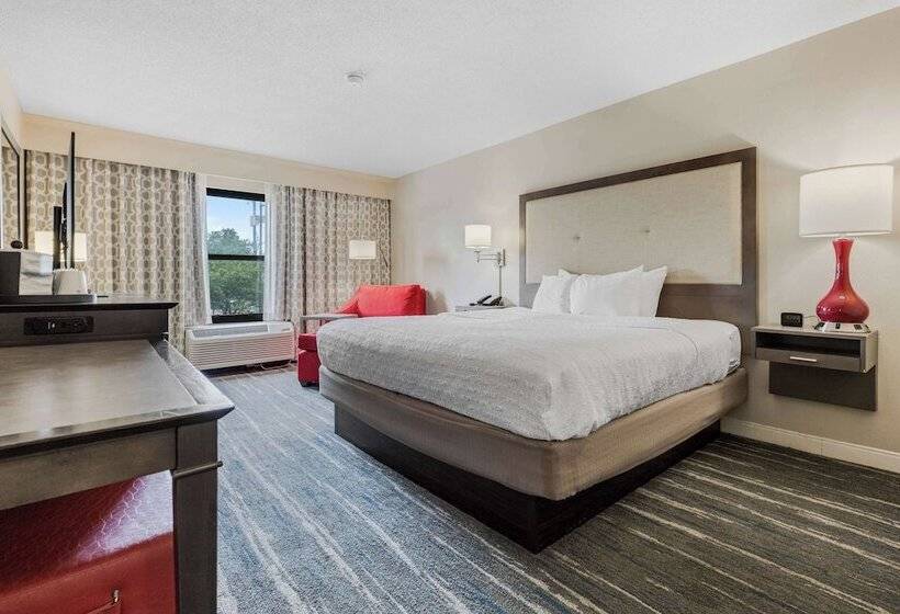 带大床的标准间, Hampton Inn & Suites Memphis Wolfchase Galleria