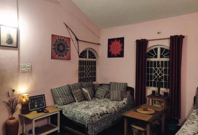 ویلای 1 خوابه با چشم‌انداز باغ, Anjuna Hideout