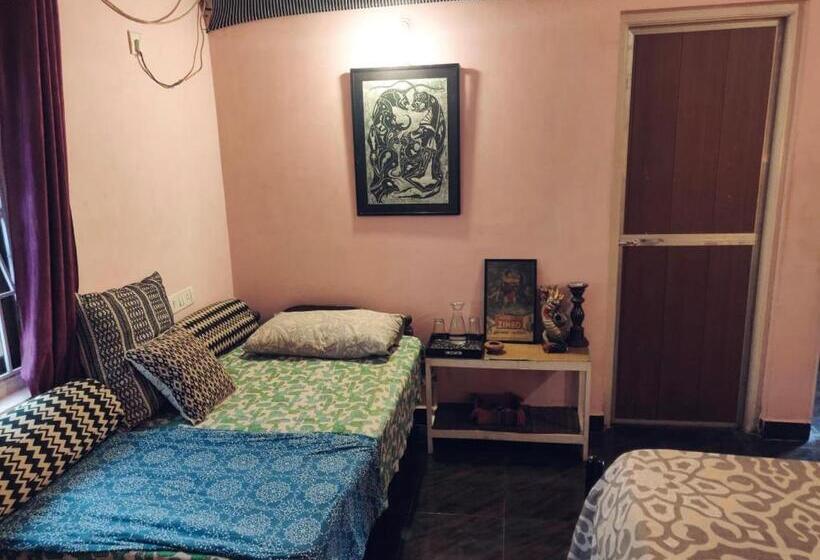 ویلای 1 خوابه با چشم‌انداز باغ, Anjuna Hideout