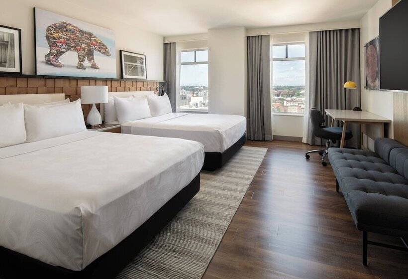 Номер Стандарт 2 Двуспальные Кровати, The Bidwell Marriott Portland