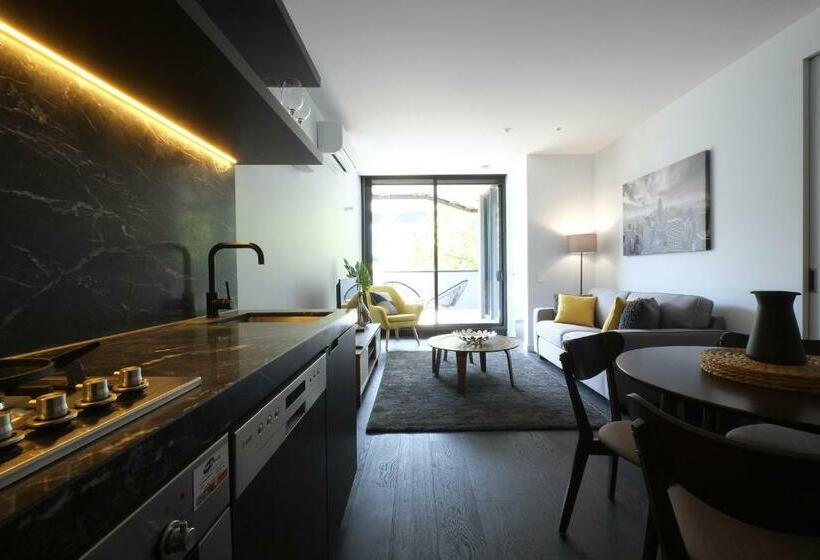 침실 1개 이그제큐티브 아파트, Turnkey Accommodation  North Melbourne