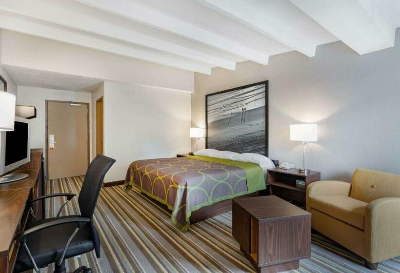 스탠다드 룸 킹사이즈 침대, Super 8 By Wyndham Melbourne