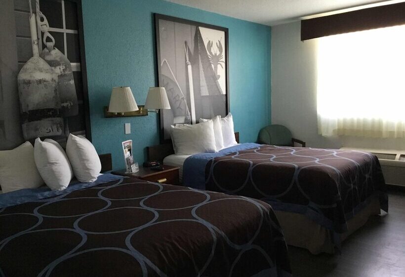 Номер Стандарт 2 Двуспальные Кровати, Super 8 By Wyndham Portland Me