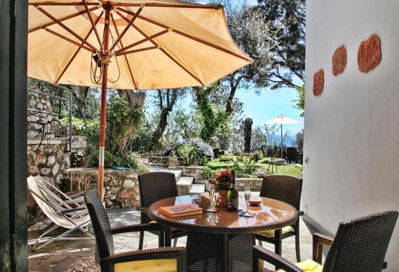 اتاق استاندارد با تراس و چشم‌انداز دریا, Casa Augusto B&b